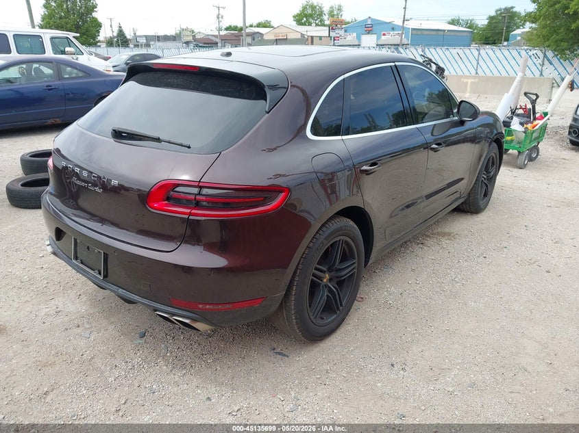 Vin: wp1af2a51flb92088, lot: 45633328, porsche macan turbo 20154