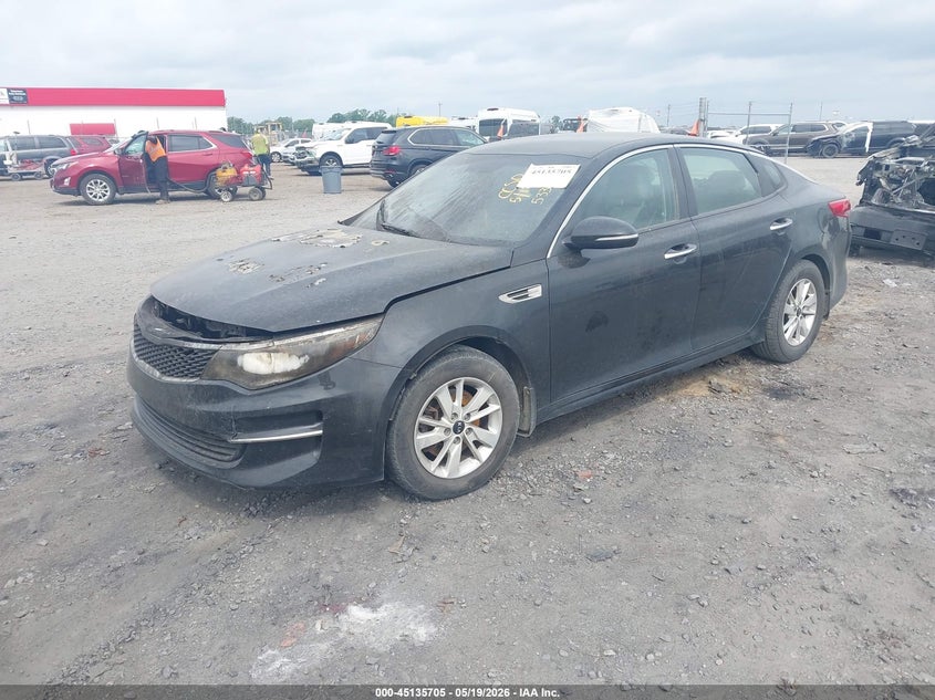 Vin: 5xxgt4l33hg138449, lot: 45633334, kia optima lx 20172