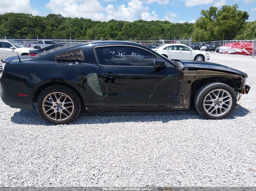2012 Ford Mustang 3.7 V6 Premium black Lot 111045135737 Vin 1ZVBP8AM1C5258018
