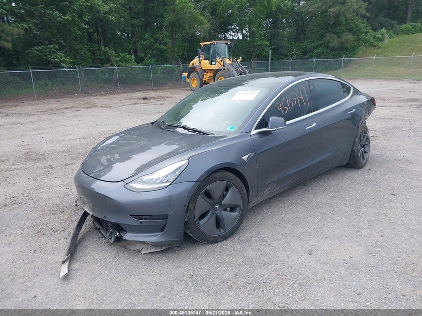 Vin: 5yj3e1ebxkf209975, lot: 45633376, tesla model 3 long range/performance 20192