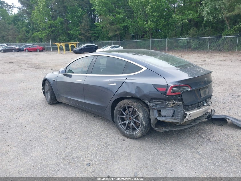 Vin: 5yj3e1ebxkf209975, lot: 45633376, tesla model 3 long range/performance 20193