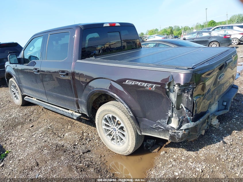 Vin: 1ftew1ep9lfb44650, lot: 45633522, ford f-150 xlt 20203