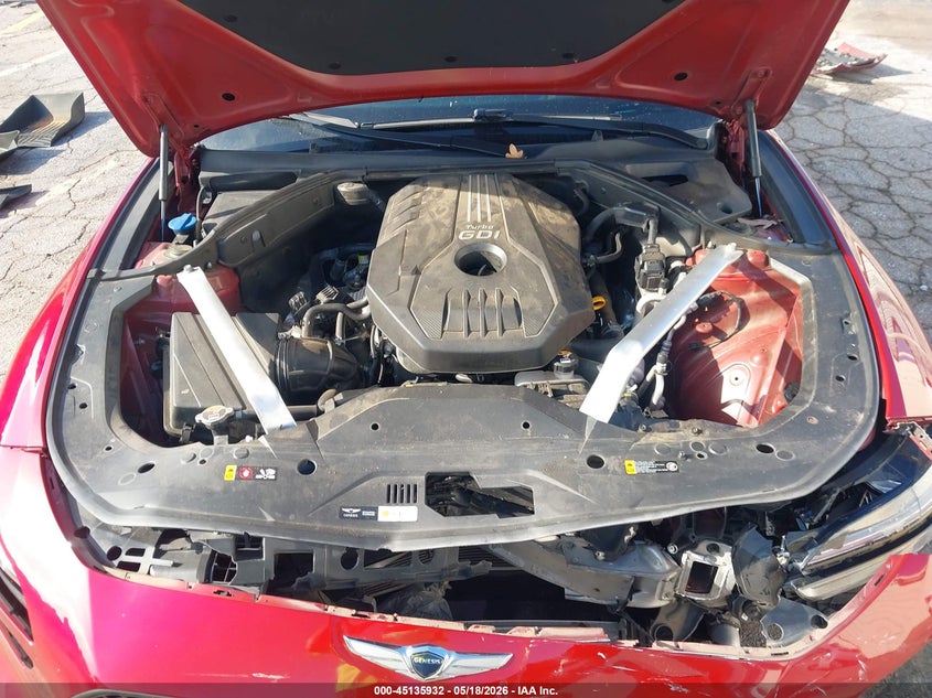2022 Genesis G70 2.0T Rwd VIN: KMTG34TA8NU093918 Lot: 45135932