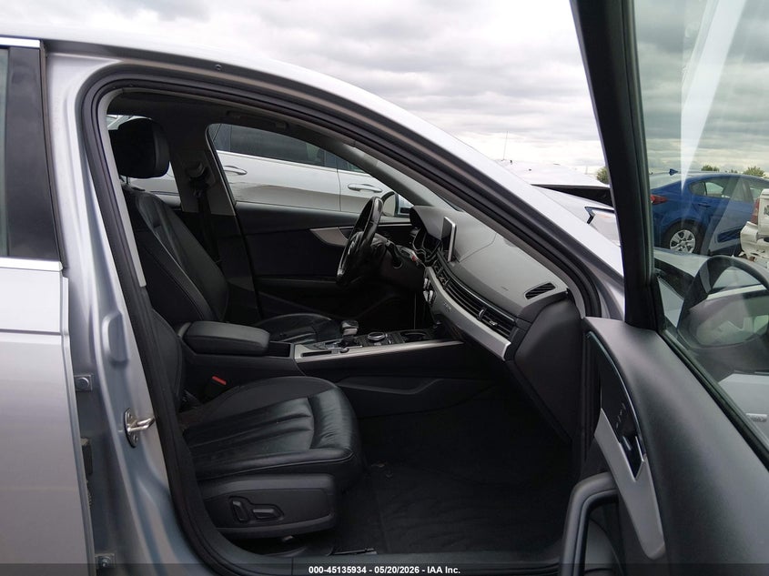 2018 AUDI A4 SEDAN 2.0L I-4 DI, DOHC, VVT, TURBO, 252HP