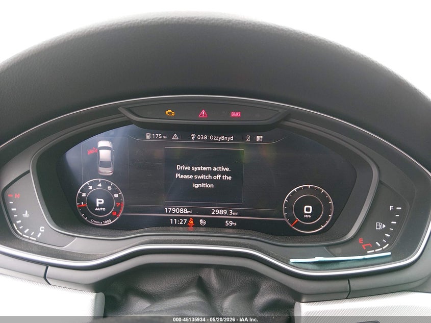 2018 AUDI A4 SEDAN 2.0L I-4 DI, DOHC, VVT, TURBO, 252HP