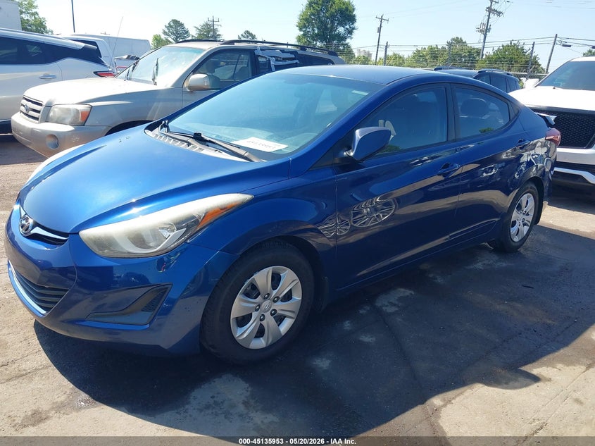 2016 Hyundai Elantra Se 5NPDH4AE8GH782315 photo 1