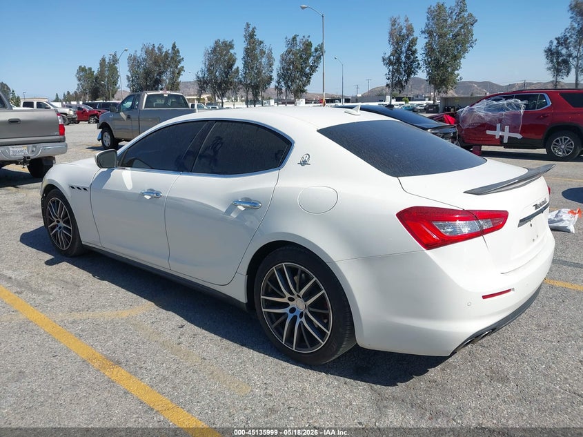 Vin: zam57xsa3k1316128, lot: 45633628, maserati ghibli 20193