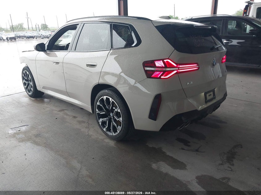 2026 BMW X3 SPORT UTILITY VEHICLE 3.0L I-6 DI, DOHC, VVT, TURBO, 393HP