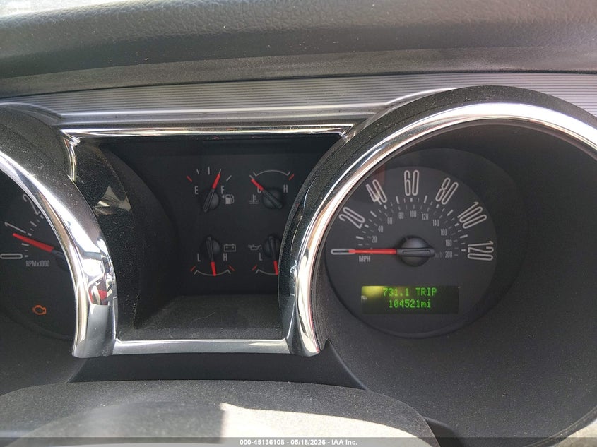 FORD MUSTANG 2005 VIN 1ZVHT84N055232345