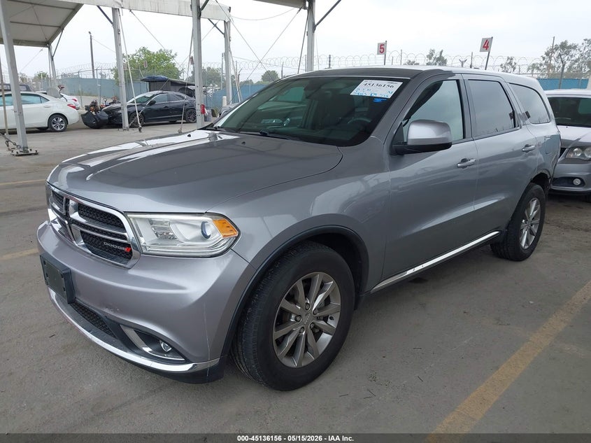 Vin: 1c4rdhag9hc936604, lot: 45633786, dodge durango sxt rwd 20172