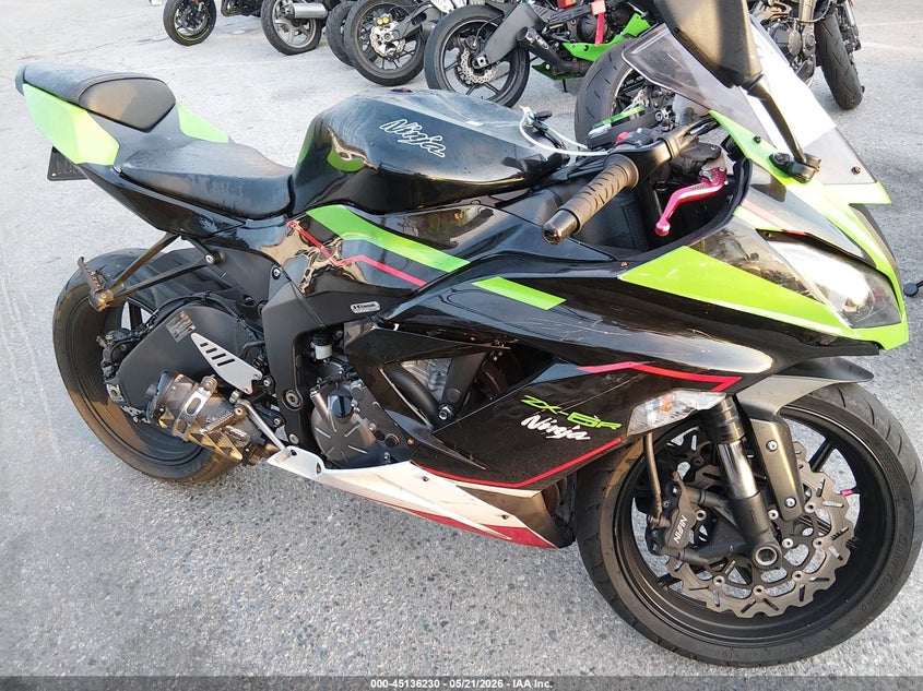 2013 Kawasaki Zx636 E VIN: JKBZXJE13DA006634 Lot: 45136230