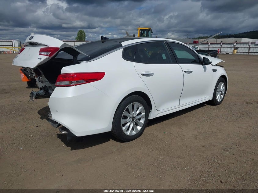Vin: 5xxgu4l33jg273188, lot: 45633879, kia optima ex 20184