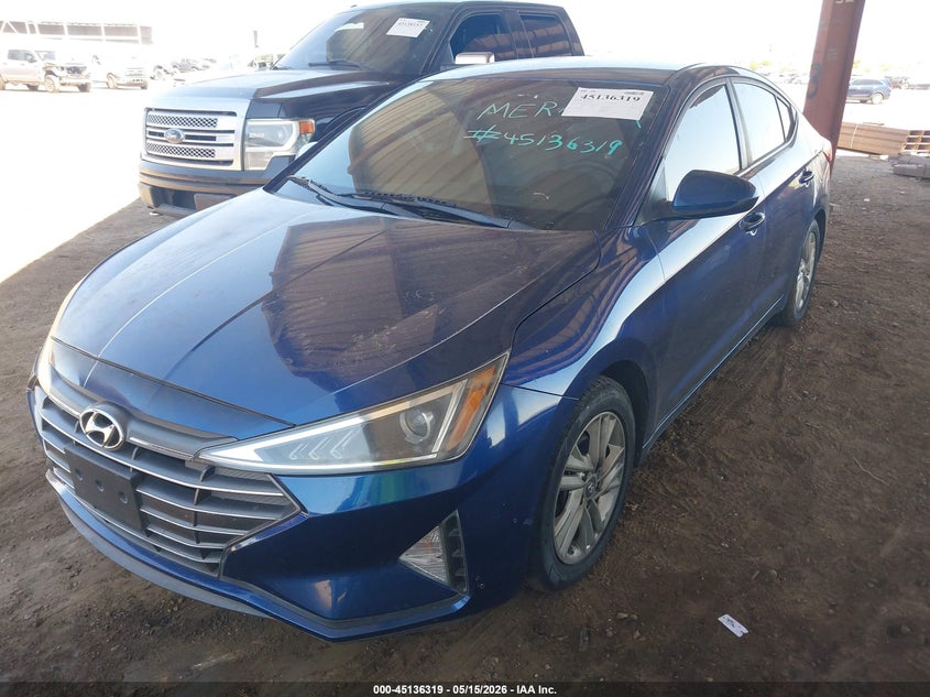 2019 Hyundai Elantra Sel 5NPD84LFXKH435437 photo 1