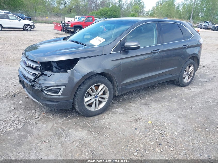 Vin: 2fmpk4j95gbb78455, lot: 45634021, ford edge sel 20162