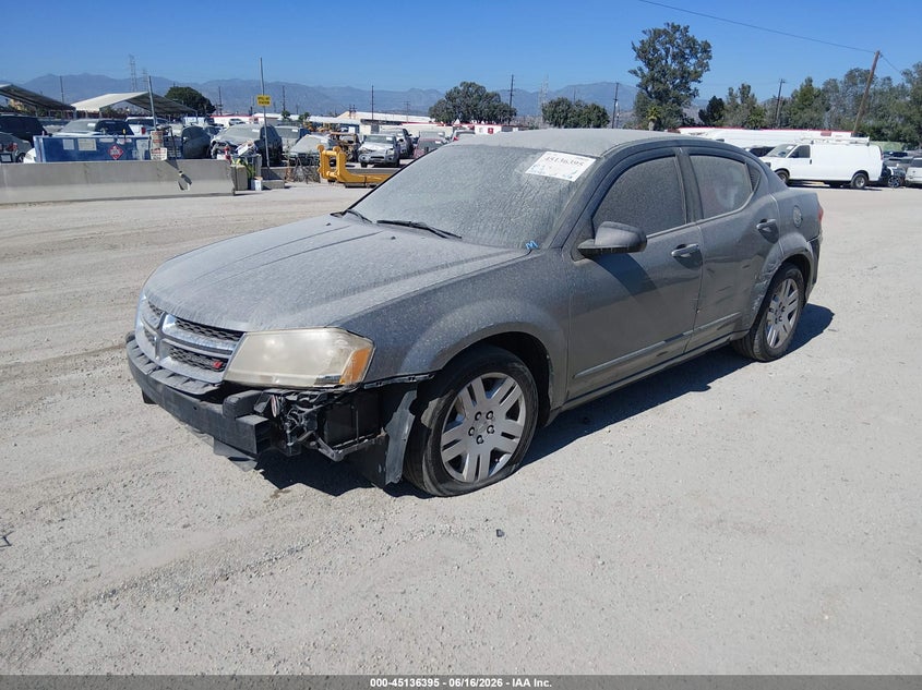 Vin: 1c3cdzab1cn237310, lot: 45634024, dodge avenger se 20122