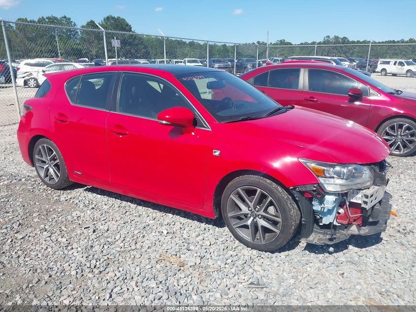 2014 Lexus Ct 200H VIN: JTHKD5BH6E2179247 Lot: 45136399