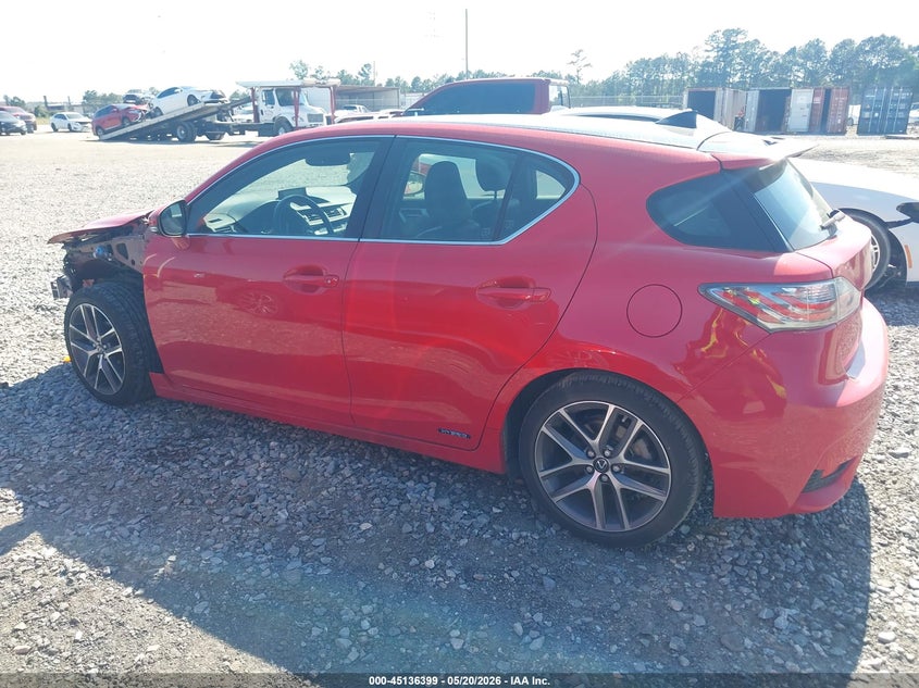 2014 Lexus Ct 200H VIN: JTHKD5BH6E2179247 Lot: 45136399