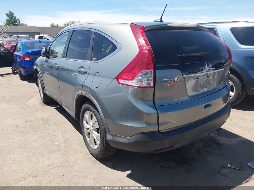 Vin: jhlrm4h71cc005525, lot: 45634030, honda cr-v ex-l 20123