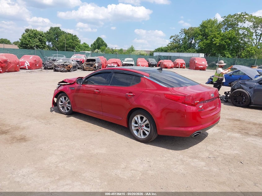 Vin: knagn4a78b5062011, lot: 45634044, kia optima ex 20113
