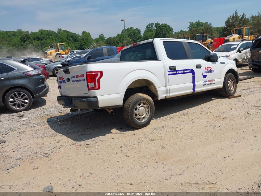 Vin: 1ftew1cf6gfa07312, lot: 45634051, ford f150 supercrew 20164