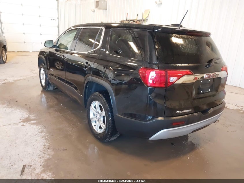 Vin: 1gkknrla4kz274095, lot: 45634099, gmc acadia sle-1 20193
