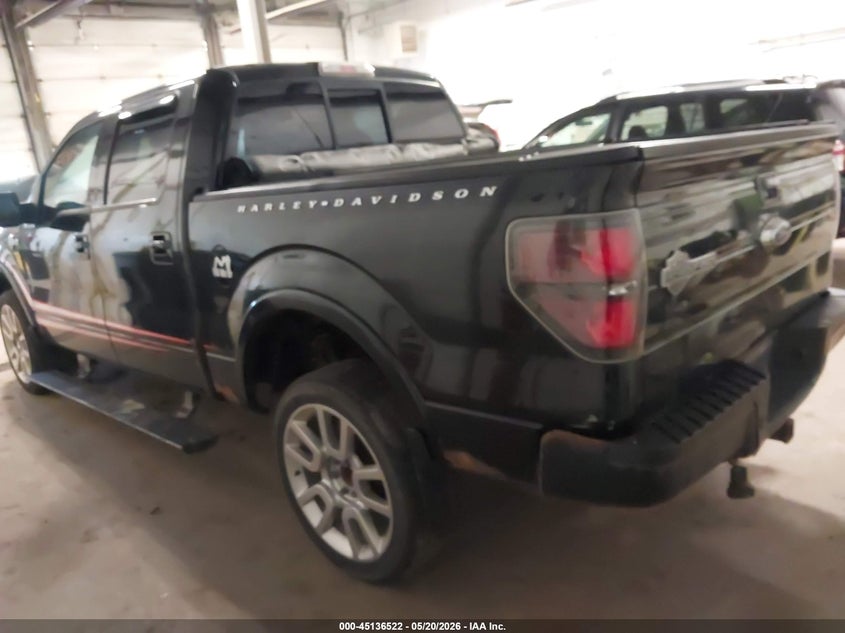 Vin: 1ftfw1e67bfa50454, lot: 45634151, ford f-150 harley-davidson 20113