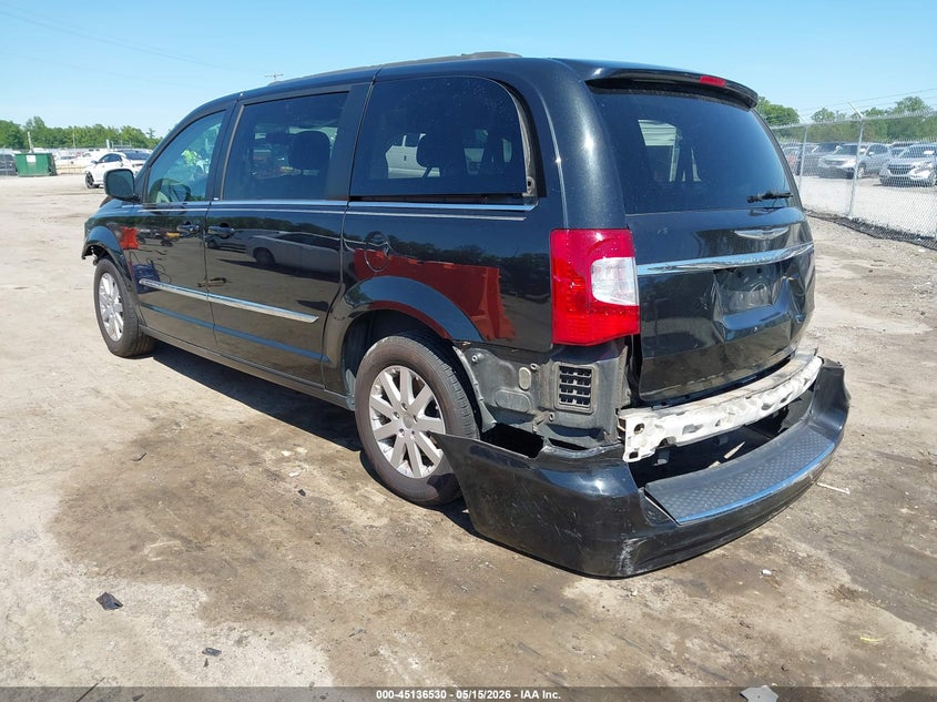 Vin: 2c4rc1bg8dr805979, lot: 45634158, chrysler town & country touring 20133
