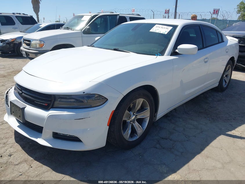 Vin: 2c3cdxhg7gh339036, lot: 45634165, dodge charger sxt 20162