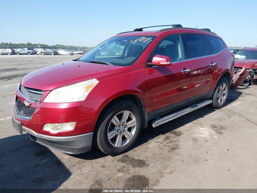 Vin: 1gnkrjed5cj273537, lot: 45634171, chevrolet traverse 2lt 20122