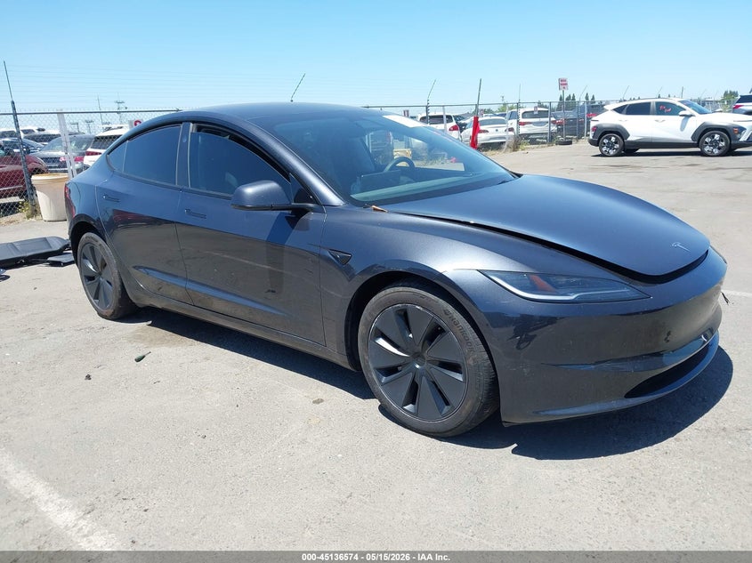 Vin: 5yj3e1eb7sf874283, lot: 45634203, tesla model 3 long range all-wheel drive 2025 img_1