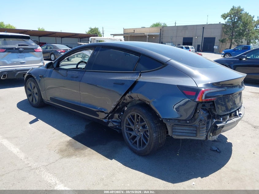 Vin: 5yj3e1eb7sf874283, lot: 45634203, tesla model 3 long range all-wheel drive 20253