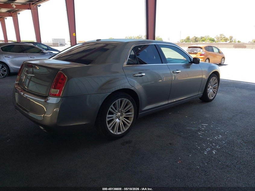 2011 Chrysler 300 3.6 Limited grey Lot 111045136608 Vin 2C3CA5CG8BH522314