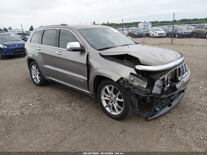 Vin: 1c4rjfjgxgc465915, lot: 45634287, jeep grand cherokee summit 2016 img_1