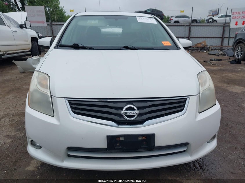 2012 NISSAN SENTRA SEDAN 2.0L I-4 DOHC, VVT, 140HP