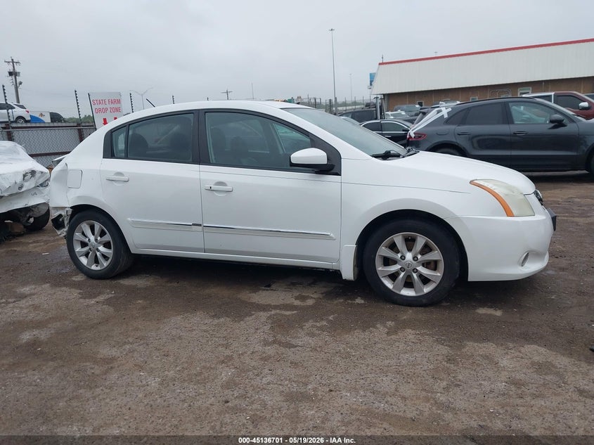 2012 NISSAN SENTRA SEDAN 2.0L I-4 DOHC, VVT, 140HP