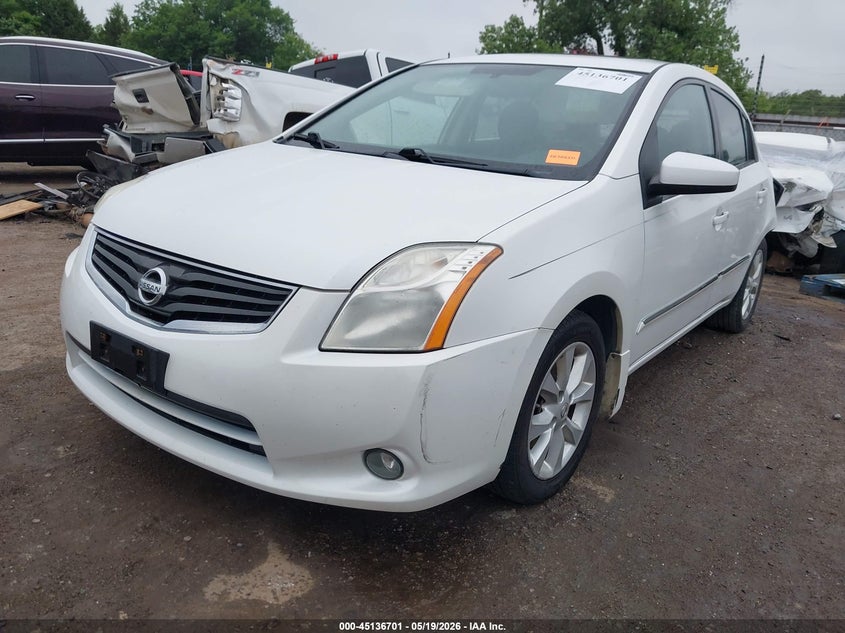 2012 NISSAN SENTRA SEDAN 2.0L I-4 DOHC, VVT, 140HP