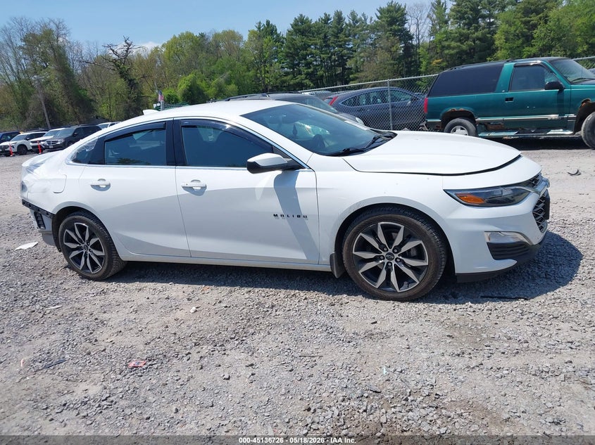 VIN 1G1ZG5STXMF061374 2021 CHEVROLET MALIBU FWD RS