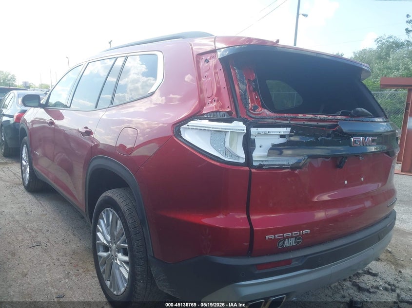 Vin: 1gkenkrs5sj245126, lot: 45634396, gmc acadia fwd elevation 20253