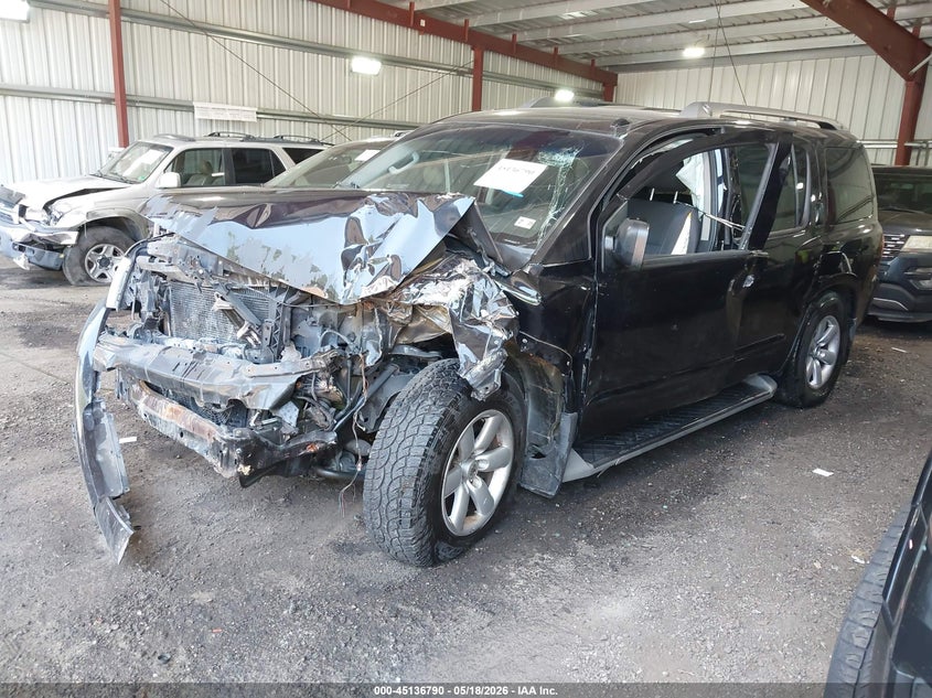 Vin: 5n1ba0nd9dn603132, lot: 45634419, nissan armada sv 20132