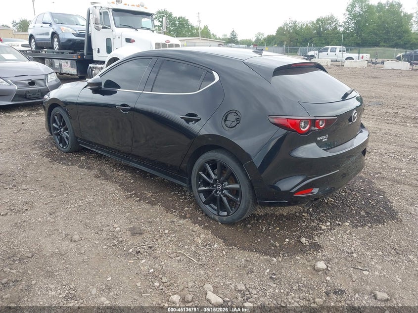 Vin: jm1bpbjy0p1603507, lot: 45634420, mazda mazda3 2.5 turbo 20233