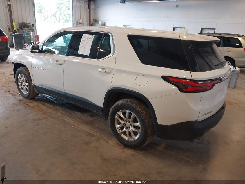 CHEVROLET TRAVERSE 2022 VIN 1GNERFKW5NJ149707