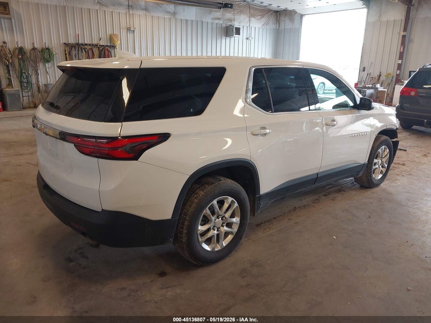 CHEVROLET TRAVERSE 2022 VIN 1GNERFKW5NJ149707