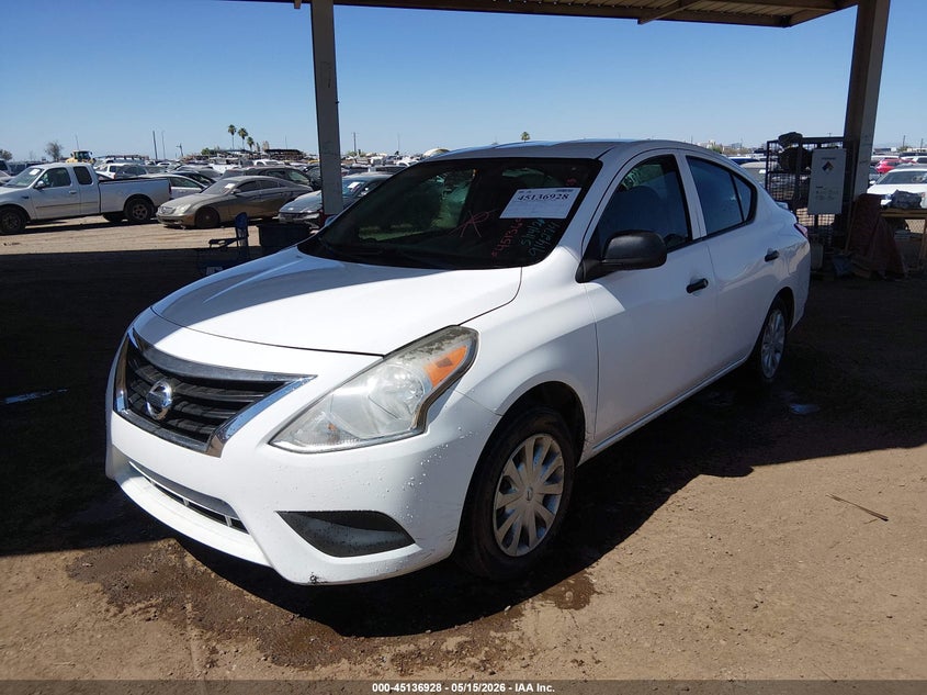 Vin: 3n1cn7ap1fl914274, lot: 45634557, nissan versa 1.6 s+ 20152