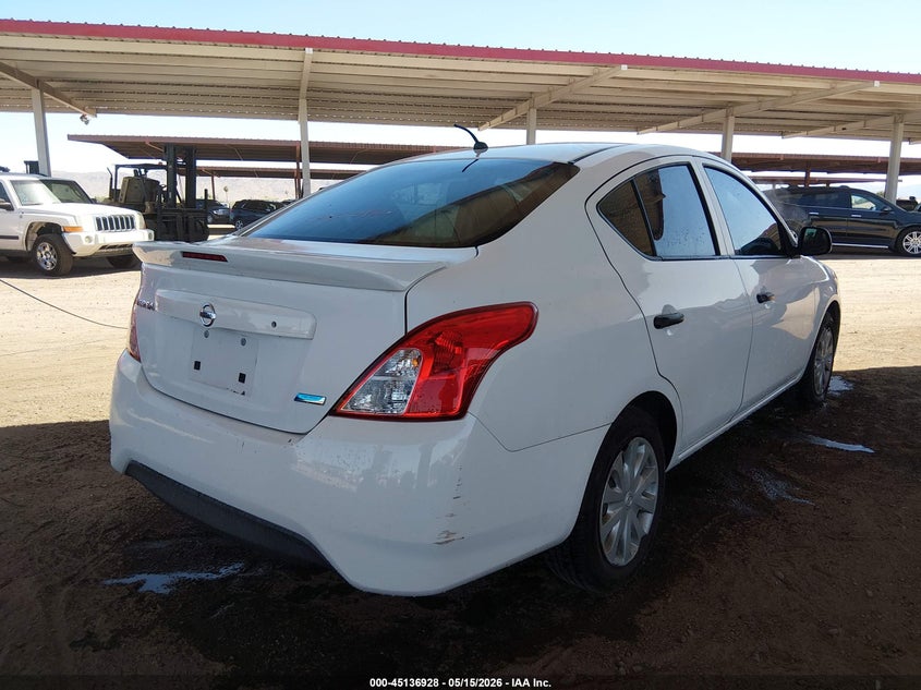 Vin: 3n1cn7ap1fl914274, lot: 45634557, nissan versa 1.6 s+ 20154