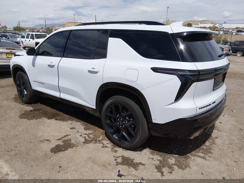 Vin: 1gnevlks9tj258238, lot: 45634563, chevrolet traverse awd rs 20263