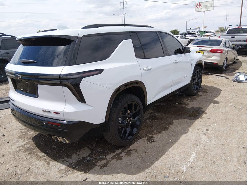 Vin: 1gnevlks9tj258238, lot: 45634563, chevrolet traverse awd rs 20264