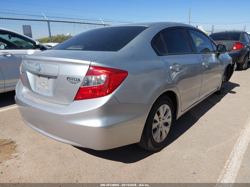 19XFB2F55CE023191 2012 Honda Civic 1.8 Lx silver