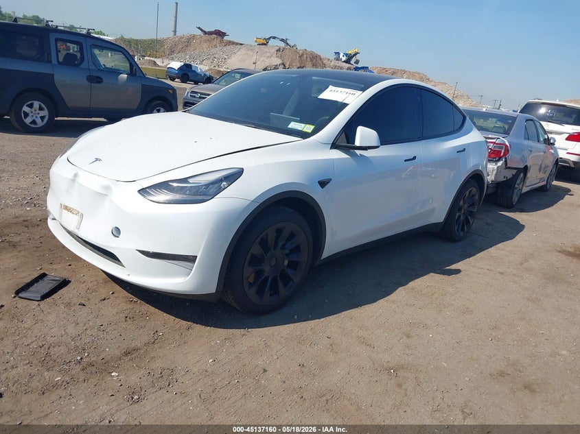 2022 Tesla Model Y Long Range Dual Motor All-Wheel Drive 7SAYGDEE5NF426109 photo 1