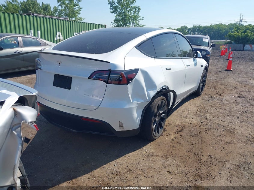 Vin: 7saygdee5nf426109, lot: 45634789, tesla model y long range dual motor all-wheel drive 20224