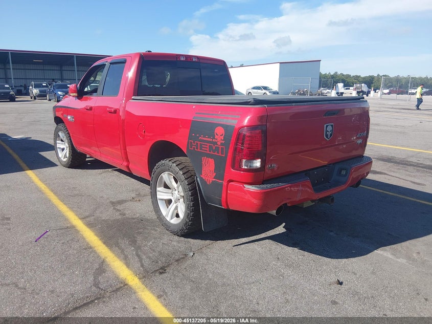 Vin: 1c6rr7ht8fs741585, lot: 45634834, ram 1500 sport 20153